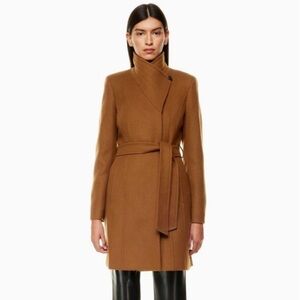 Aritzia Babaton The Connor Coat - Rich Camel - Size Small
